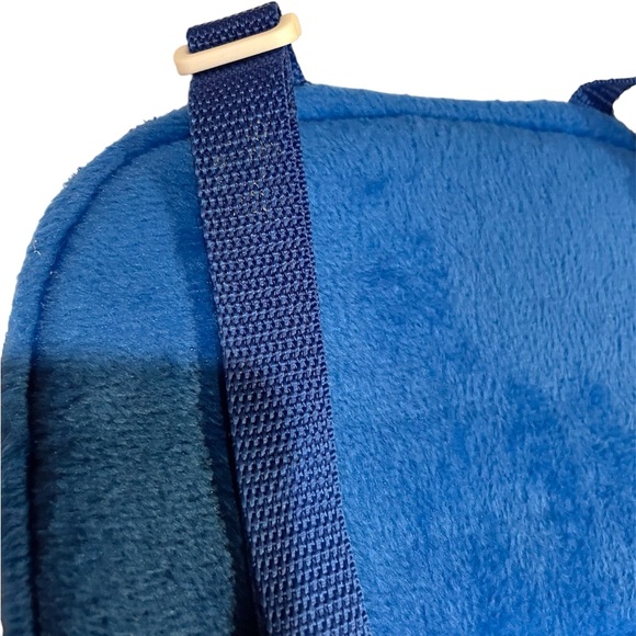 Build A Bear Bundle: BAB Brown Bear, Plush Blue Carrier, BAB shoes & BAB hat - Picture 6 of 16